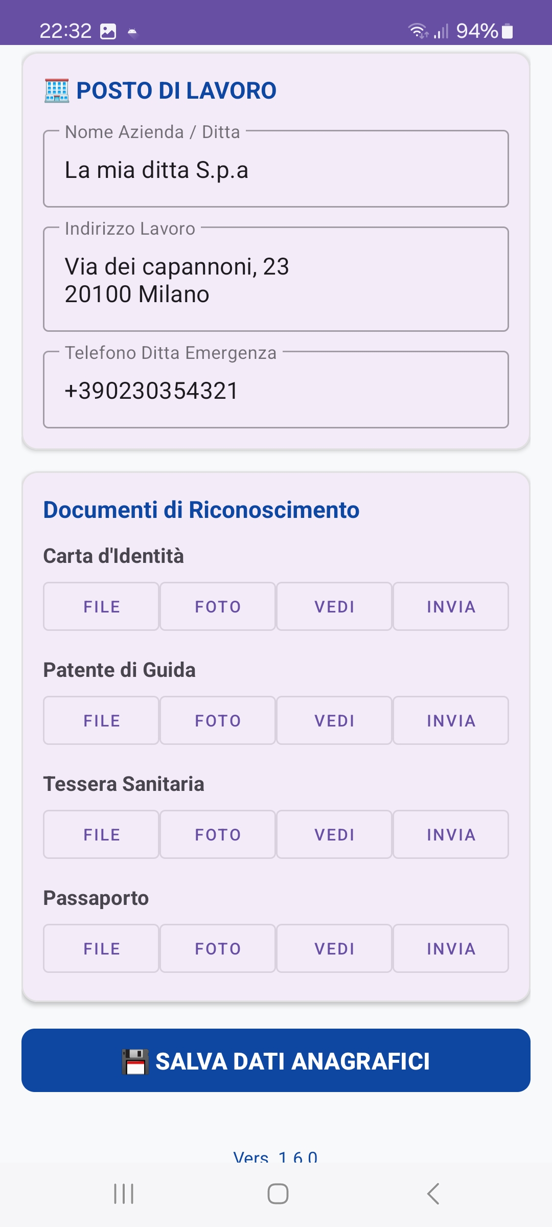 Anagrafica